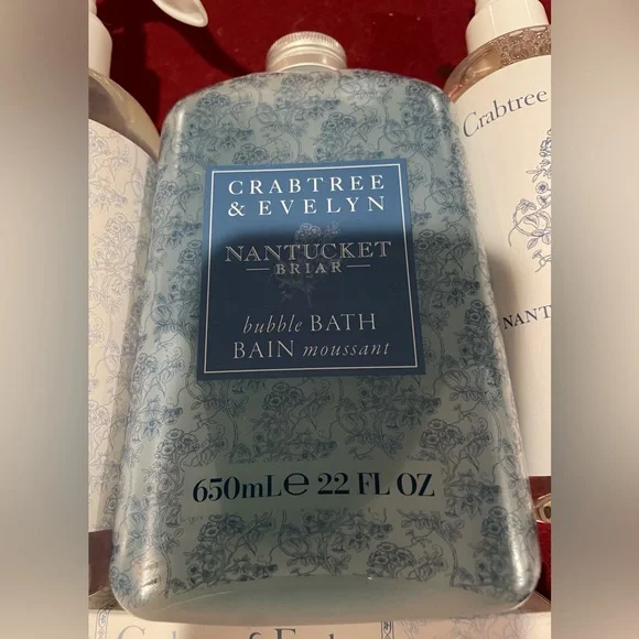 Crabtree & Evelyn, Nantucket Briar Bath Shower Gel, Bubble Bath, Body Lotion +